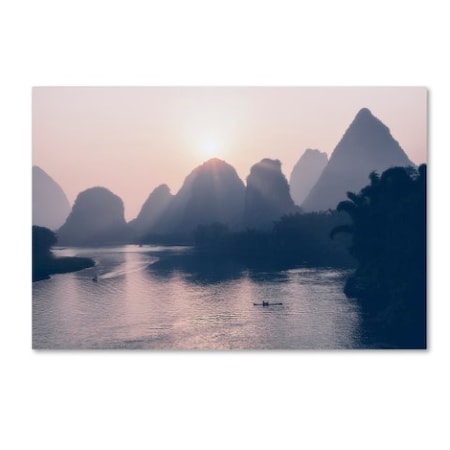 Philippe Hugonnard 'Early Sunrise' Canvas Art,12x19